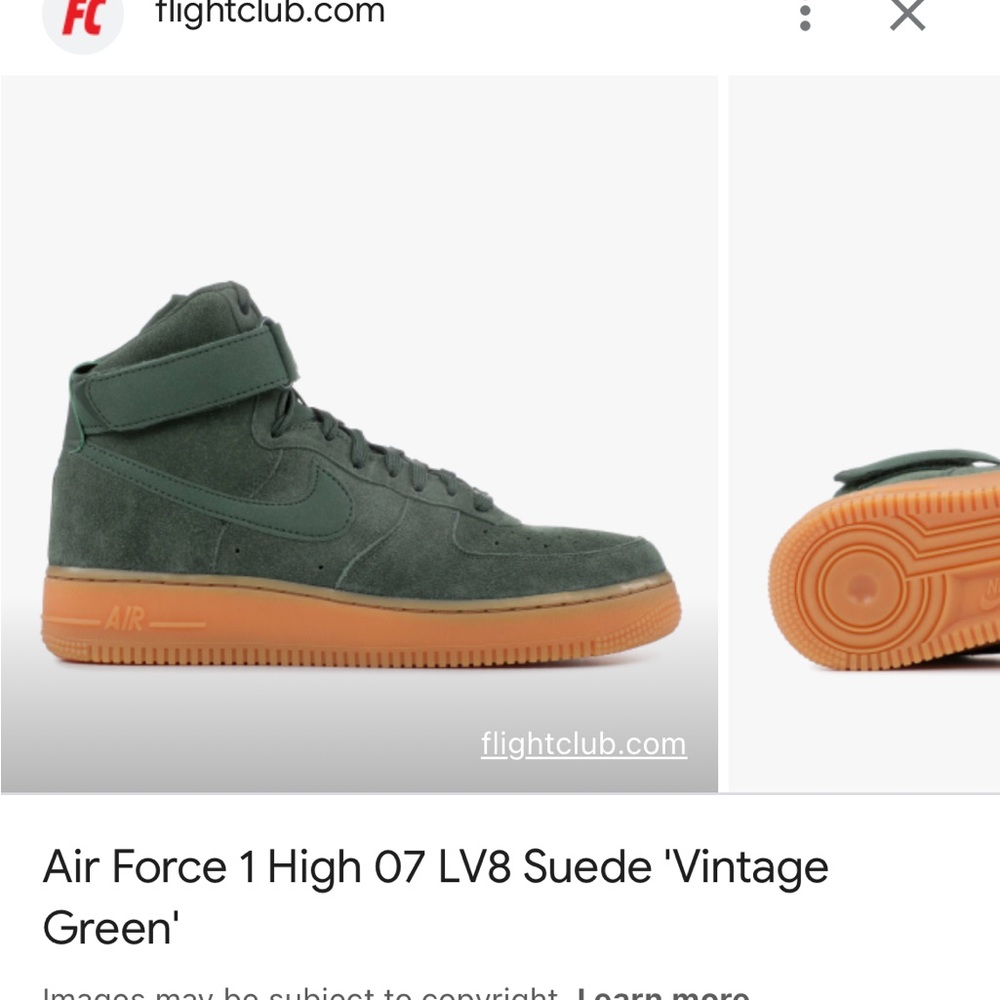 Air Force 1 High 07 LV8 Suede 'Vintage
Green'